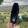 Square Toe Velvet Loafers - Image 2